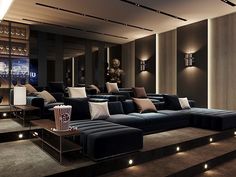 (PaidAd) 22 Drop-Dead home cinema Tricks You Should Try Out #hometheaters Home Theatre Design, Home Cinema Seating, Media Room Design