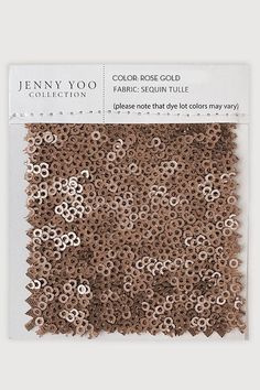 Knit, synthetic fiber swatch card Romantic Table, Chic Brides, Bridal Fabric, Jenny Yoo, Rose Lace, Event Inspiration, Bridesmaid Wedding, Tulle Fabric, Color Swatch