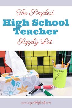 the high school teacher's happy list