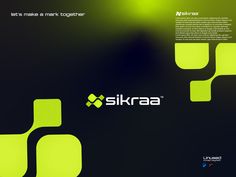 an image of a green and black background with the word skraa on it