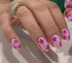 Trendy Short Nail Designs, Hippie Nails, Nagel Tips, Summery Nails, Casual Nails, Cute Gel Nails, Short Nail, Short Acrylic Nails Designs, Summer Inspo