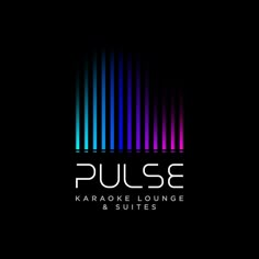 the logo for pulse karaoke lounge and suites, which is designed to look like an equal