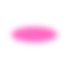 a pink circle is shown in the middle of a white background with red and blue highlights