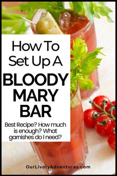 A bloody mary bar is a perfect addition to your next event.  I'm sharing everything you need to know about setting up a bloody mary bar. Diy Mummy Costume, Mummy Costume, Boozy Brunch, Fun Fall Activities, Homemade Halloween, Favors Diy