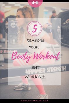 5 Reasons Your Booty Workout isn't Giving You Results | Vivian Kadbi Upper Body Hiit, Lower Body Workout Routine, Quick Cardio Workout