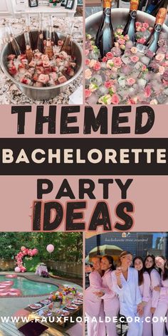 Themed Bachelorette Party Ideas Classy Bachelorette Party Ideas, Themed Bachelorette Party Ideas, Classy Bachelorette, Classy Bachelorette Party, Japanese Party, Themed Bachelorette Party, Pink Convertible, French Macaroons, Bachelorette Themes