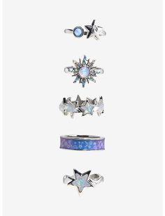 Rings For Guys, Cosmic Aura, Ombre Rings, Hello Kitty Room Decor, Space Rings, Celestial Print, Disney Valentines, Space Jewelry, Cheap Rings