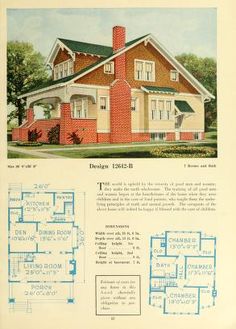 an old house is featured in the catalog for sears homes, which was built in 1932