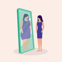 Anorexia Nervosa is an eating disorder which causes an individual to neglect food in order to maintain a desired appearance. It can cause serious health effects, particularly of the heart (Ettinger, 2018, p. 325). The photo posted above depicts a young woman staring into a mirror and not seeing the reality of her appearance, which is often a symptom and cause of Anorexia. Although the exact cause is unknown, many social influences could cause this disorder. People who suffer from Anorexia exhibit a strong control over what they eat. The condition affects teenage girls more than any other demographic and increases dramatically in certain subgroups, such as athletic groups. A defining characteristic of Anorexia is no matter how much weight is lost, the individual still avoids weight. Social Influence, Body Positive, Lose 50 Pounds, Teenage Girls, Young Woman, Lose Belly Fat, Aurora Sleeping Beauty, Lost, Mirror