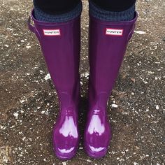 Reposhing This Item I Purchased From @Similarstyles. Loved It, But Ready To Rotate For Something New. Wear Reflected In Photos. Questions? Leave A Comment Below! Hunter Shoes, Women Hunters, Hunter Boots, Cleaning Products, Winter Rain, Rubber Rain Boots, Leave A Comment, Color Purple, Rain Boots