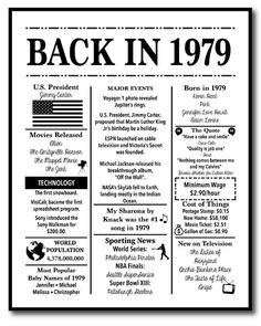 a black and white poster with the words back in 999