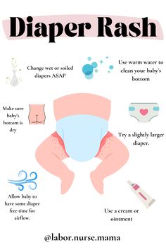 Diaper Rash Clinic Poster, Nursing Wallpaper, Baby Nursery Closet, Baby Tech, Mommy Hacks, Labor Nurse, Pregnancy Info, Labor And Delivery Nurse, Baby Help