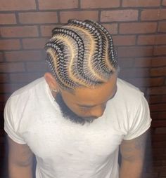 Braided Plats Men, Hair Plaits For Men, Popsmoke Hairstyles For Men, Men Braiding Hairstyles Black, Men Braids To The Back, Men’s Braidstyles, Black Man Cornrows Natural Hair, Braid Hair Styles For Men, Mens Hairstyles Braids Men