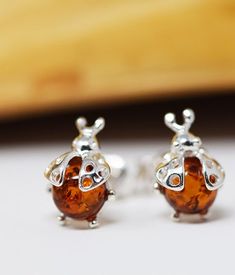 Materials: Sterling Silver 925, Real baltic amber Ladybug earrings, Sterling Silver Ladybug studs, Amber earrings, Bug earrings, Ladybug jewellery, Ladybug gifts Different Bugs Jewelry, Ladybird Jewelry, Beetle Earrings, Bug Earrings, Ladybug Earrings, Ladybug Jewelry, Insect Jewelry Inspire Uplift ⭐, Amber Earrings, Add Ons