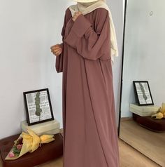 A very elegant dress. It is quite abundant in terms of shape and size. Suitable for all sizes. The length is made according to the person. Modest Maxi Length Thobe For Eid, Modest Long Abaya For Eid, Modest Hijab For Eid, Modest Long Sleeve Hijab For Eid, Modest Floor-length Abaya, Modest Long Sleeve Solid Khimar, Modest Solid Color Floor-length Abaya, Solid Color Abaya With Modesty Panel For Eid, Modest Long Sleeve Abaya For Eid