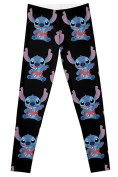 Super stretchy and durable polyester full-length leggings. Vibrant high-quality sublimation print across the front and back. Size range XXS-XL. stitch with balloon Casual Fitted Bottoms With Sublimation Print, Lilo And Stitch, Spa Day, Sublimation Printing, Full Length, Balloons, Spa, Leggings, Range