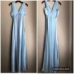 Extra Small Light Blue Approx Measurements: Length 60.25” Armpit To Armpit 15.5” Under Bust 12” Snagging: Picture 6 And 7 Surface Spot: Picture 8 Blue Evening Dresses, Small Light, Light Blue, Prom, Evening Dresses, Prom Dresses, Outfit Inspo, Womens Dresses, Dresses