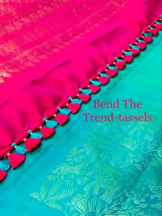 Saree Tazzles Designs, Simple Kuchulu For Pattu Sarees, Simple Saree Kuchu Designs