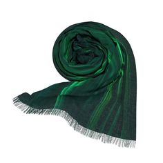 Envelop yourself in the lush radiance of the Deep Emerald Light Scarf, a luxurious accessory that embodies the elegance and vitality of nature's most enchanting gemstone. This scarf is designed for the discerning individual who values the richness of color and the essence of sophistication. Create the perfect accessory that ties together any outfit with these long, lightweight scarves. Each scarf is transparent and printed in great detail. Add your take and create a wardrobe-favorite. Features: *  Vibrant Emerald Hue: A captivating green that echoes the depth and brilliance of an emerald, perfect for adding a regal touch to any attire. *  Featherlight Fabric: Woven from the most delicate fibers, it offers a whisper-soft feel, ensuring comfort and style go hand in hand. *  Versatile Styling Luxury Green Silk Scarf, Green Luxury Silk Scarf, Dark Green Scarf, Luxury Green Shawl Scarves, Elegant Green Scarf, One Size, Elegant Shawl, Lightweight Scarf, Timeless Beauty, Neck Tie