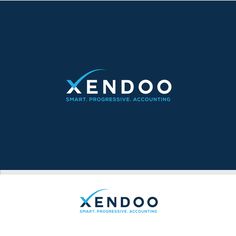 the logo for xendoo, a smart progressive accounting company that is currently under construction