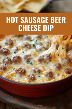 This Cheesy Beer and Sausage Dip is a rich and flavorful appetizer perfect for game days or gatherings. With the savory taste of Italian sausage combined with a creamy beer-infused cheese sauce, it’s sure to be a crowd-pleaser. Hot Sausage Beer Cheese Dip Recipe, Hot Sausage Beer Cheese Dip, Gathering Appetizers, Sausage Beer Cheese Dip, Holiday Munchies, Creative Cookery, Beer Cheese Dip Recipe, Beer Dip, Dip Dip