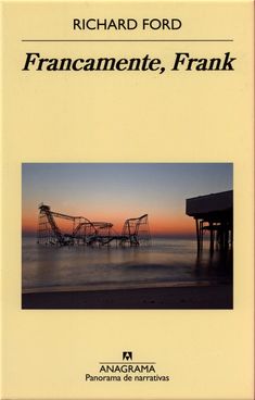 a book cover with an image of a pier in the background and text that reads, francamentoe frank