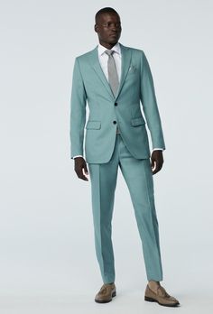 Classy Suits Men, Teal Groomsmen, Turquoise Suit, Teal Suit, Gray Suits, Suits Black, Sunday Worship, Classy Suits, Blue Suits