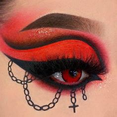 Makeup Texture, Crazy Eye Makeup, Holloween Makeup, Anime Eye Makeup