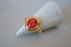 Orange Pink Tourmaline Ring in Gold. Orange Tourmaline Engagement Ring. Tourmaline Statement Ring. 14K Yellow Gold. Size US 7.RTS - Etsy Graduation Ring, Graduation Rings, Tourmaline Engagement Ring, Pink Tourmaline Ring, Tourmaline Ring, Gold Orange, Girly Jewelry, Pink Tourmaline, Orange Pink