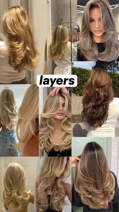 Hair Layers, Improve Your Style, Summer Blonde Hair, Hair Inspiration Long, Layered Haircuts For Medium Hair, Hairstyles For Layered Hair, Haircuts For Wavy Hair, 90s Hairstyles, Hair Stylies