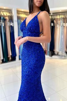 Junior Prom Dresses Royal Blue, Royal Blue Prom Dress Aesthetic, Royal Blue Prom Dress Long Sparkle, Prom Dresses Royal Blue, Royal Blue Prom Dress, Best Formal Dresses, Girl Prom, Royal Blue Prom, Chic Evening Dress