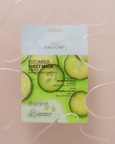 Sheet mask with plant extract - cucumber Hydrating Mask, Sun Care, Cucumber, Sensitive Skin, Benefits