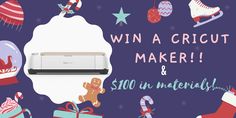 an advertisement for a cricut maker and christmas gifts