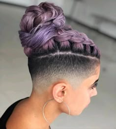 Undercut Wedding Hairstyle, Colorful Undercut Hair, Wedding Undercut Hairstyles, Shaved Hair Wedding Styles, Shaved Sides Wedding Hair, Long Hair Mohawk Shaved Sides, Hair Styles For Shaved Sides, Shaved Side Wedding Hairstyles, Undershave Hairstyles Long Hair