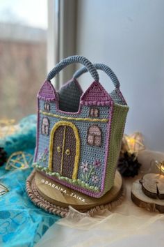 PDF Crochet Pattern Castle for a Princess, Amigurumi doll pattern, Crochet castle, Cute doll, Doll pattern, Amigurumi doll Confection Au Crochet, Crochet Handbags Patterns, Crochet Bags Purses, Crochet Diy, Diy Crochet Projects, Crochet Bag Pattern, Crochet Art, Crochet Purses, Crochet Handbags