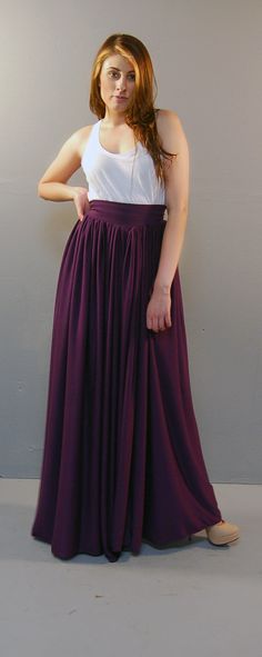 The Goddess Maxi Skirt by DominiqueAnsari on Etsy, $98.89 Long Maxi Skirt, Fabric Skirt, Skirt High Waist, Jersey Skirt, High Waist Skirt, Floor Length Skirt, Skirt Long, The Goddess, Long Maxi