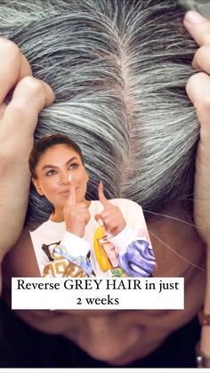 Anjani | Makeup & Skincare on Instagram: “Reverse grey hair in no time. This hack works a 💯 . #greyhair #greyhairdontcare #naturalcures #haircaretips #hairloss” Reverse Grey Hair, Reverse Gray Hair, Grey Hair Don't Care, Vinegar Rinse, Hair Care Remedies, Hair Mask For Growth