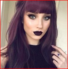 Long Hairstyles with Bangs #hairstyles #braidedhair #braided #hair Trending Hair, Latest Hair Color, Long Hair With Bangs, Trendy Hair, Rock Punk