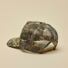 Sunnyday Club patch with camo print and mesh backing. Mid profile Structured trucker hat fit Adjustable snap closure One size fits most Military Camouflage Trucker Hat With Visor, Military Style Camouflage Trucker Hat With Visor, Camouflage Curved Bill Baseball Cap, Camouflage Trucker Hat For Outdoor Activities, Camouflage Trucker Hat For Outdoor, Military Style Camouflage Snapback Trucker Hat, Military Camouflage Trucker Hat With Curved Bill, Outdoor Camouflage Trucker Baseball Cap, Camouflage Trucker Baseball Cap For Outdoor