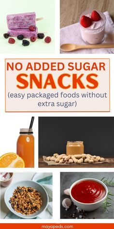 no - added sugar snacks that are easy to make