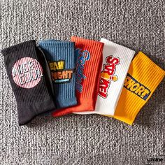 Uzane - 5 Pairs of Unisex Fashionable Crew Socks: Breathable, Comfortable, Ideal for Casual Wear, Sports, Skateboarding, and Basketball, Suitable for Both Men and Women Mens Skate Shoes, Basketball Socks, Mens Rain Boots, Mens Canvas Shoes, Mens Compression, Comfortable Socks, Novelty Clothing, Mens Loungewear, Big And Tall Outfits