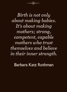 barbara katz rohman quote about making babies