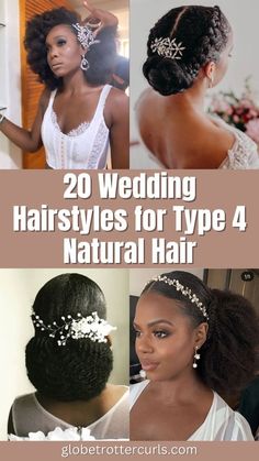 When it comes to wedding hairstyles for black brides, there are countless alternatives. Every bride can look stunning in an updo or sport a sleek, contemporary bob. This page will give you ideas and assist you in finding the ideal wedding hairstyle, whether you're going for a traditional or modern look. Enjoy this list of 20 natural hairstyles for brides! Wedding Hairstyles For Afro Hair, Afro Hair Bridal Hairstyles, Natural Updos For Black Women Wedding, Wedding Hair Afro Bridal Hairstyles, Natural Hair Styles Wedding Black Brides, Wedding Hairstyles Half Down, Wedding Hairstyles For Natural Hair Black Bride Bridal Style Updo, Natural Hairstyles For Bride, Natural Hairstyles For Wedding Black