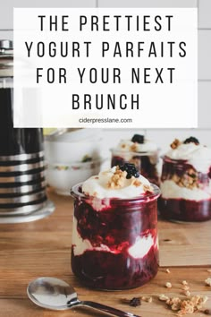 the prettiest yogurt parfaits for your next brunch