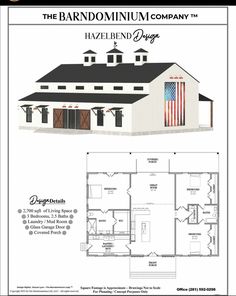 the barndominum company floor plan