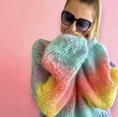 Handknit Mohair Sweater Colorful - A fluffy, cozy, multicolor sweater! 

Elevate your winter wardrobe with our stunning Ombre Mohair Sweater, a vibrant masterpiece blending warmth with style. This handmade mohair pullover is soft and stylish. Soft Sweaters, Style Bubble, Softest Sweater, Women Pullover