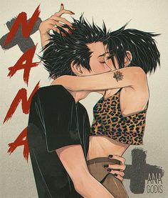 an image of a man and woman kissing