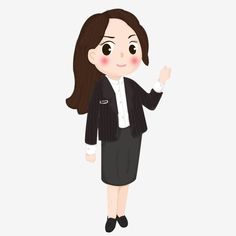 a woman in a business suit giving the thumbs up sign with her hand, transparent png and psd