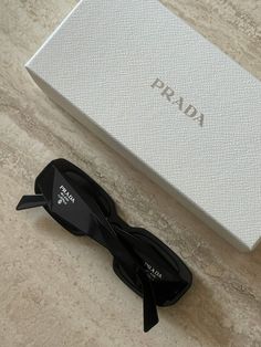 Prada Eyewear, Classy Aesthetic, Cool Sunglasses, Rectangle Sunglasses