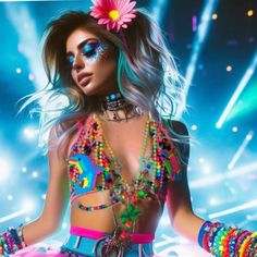 Kandi Harness, Gogo Outfit, Outfit Rave, 90s Top, Festival Rave Outfit, Rave Clothes, Sugar Bears, Outfit Festival, Festival Outfits Rave